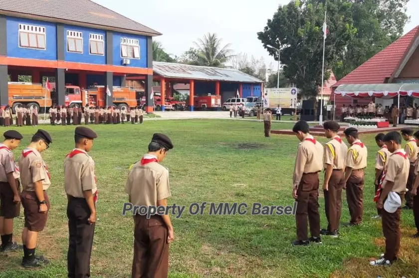 Penjabat Bupati Barito Selatan Memimpin Upacara Hari Pramuka ke - 62 Tahun 