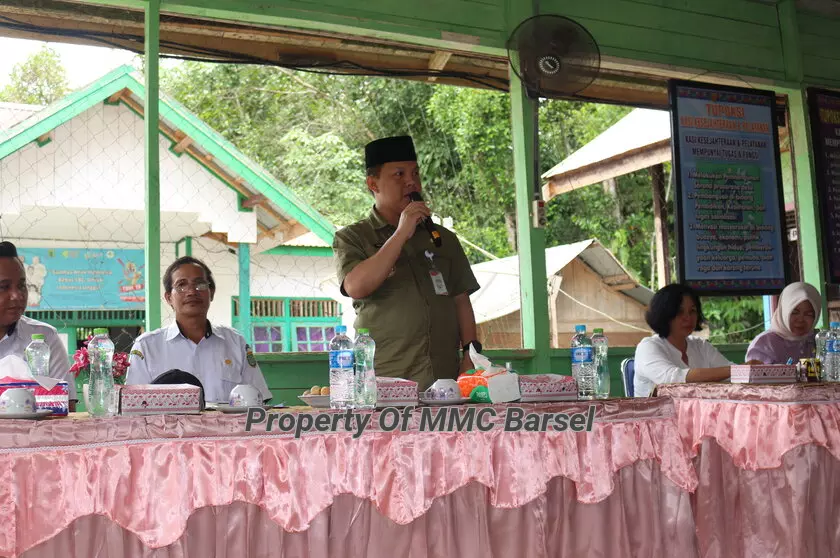 Kunjungan Kerja Pj.Bupati Barsel di Desa Tamparak Kec. Dusun Utara (Foto:DIEN/BUS)