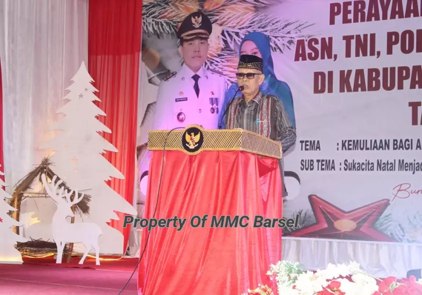 Sambutan Ketua FKUB Kab. Barsel H. Fadlan (Foto:R1)