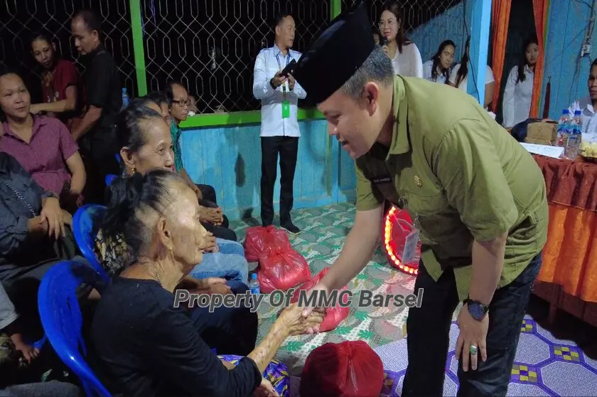 Kunker Pj.Bupati Barsel H. Deddy Winarwan di Desa Ngurit Kec. GB.Awai (Foto:DIEN/BUS)