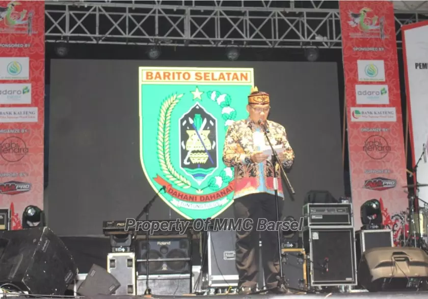 Laporan Sekretaris Daerah Kab.Barsel Edy Purwanto (Foto:R1/3lza)