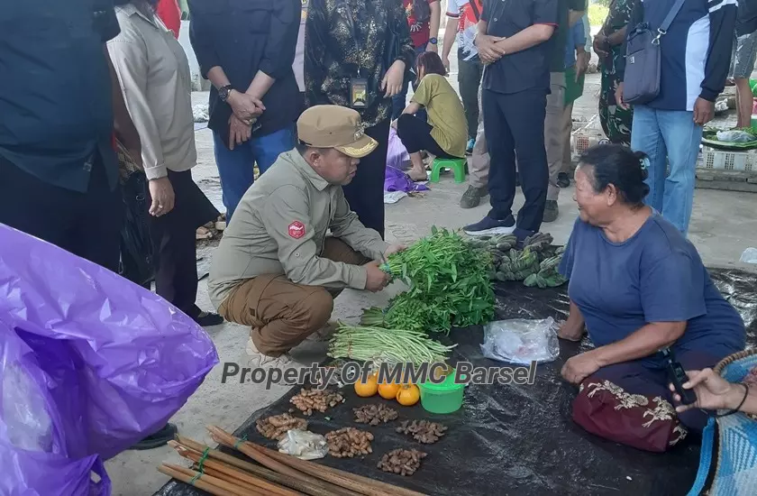 Penjabat (Pj) Bupati Barito Selatan Turun Langsung ke Pasar Desa Tabak Kanilan