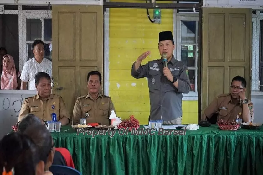 Kunjungan Kerja Pj. Bupati Barsel H. Deddy Winarwan di Desa Wungkur Baru Kec. GB. Awai (Foto:JN/SNH)