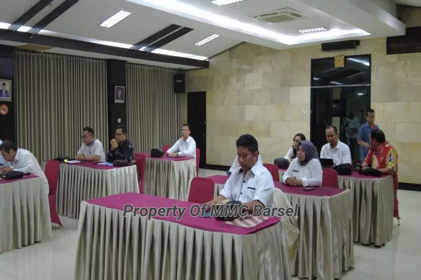 Beberapa Kepala Dinas dan Tim Penyusun Laporan yang Turut Hadir bersama Pj. Bupati Barsel di Kementerian Dalam Negeri